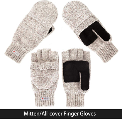 Thinsulate Thermal Lining -5℉ Winter Hat Wool Acrylic Knit Caps